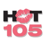 hot 105 fm android application logo